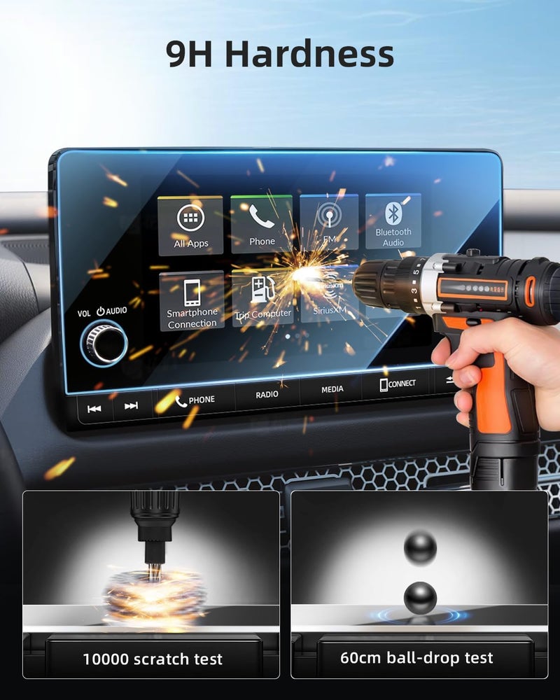LANGBEAN Screen Protector for 2025 2024 2023 Honda HRV LX/Sport 7 inch Infotainment Touch Screen, HD, High Sensitivity, 9H Tempered Glass Car Screen Protector, Honda HRV Accessories - Image 5